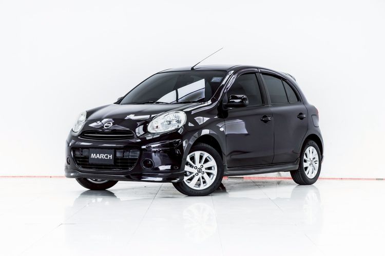 รถ Nissan March 1.2 E สี ม่วง