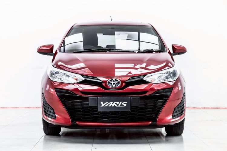 Toyota Yaris 2019 1.2 J Eco Sedan เบนซิน ไม่ติดแก๊ส เกียร์อัตโนมัติ แดง รูปที่ 4