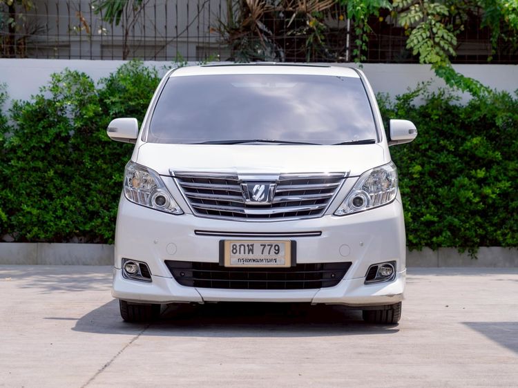 Toyota Alphard 2013 2.4 V Utility-car เบนซิน ไม่ติดแก๊ส เกียร์อัตโนมัติ ขาว รูปที่ 2