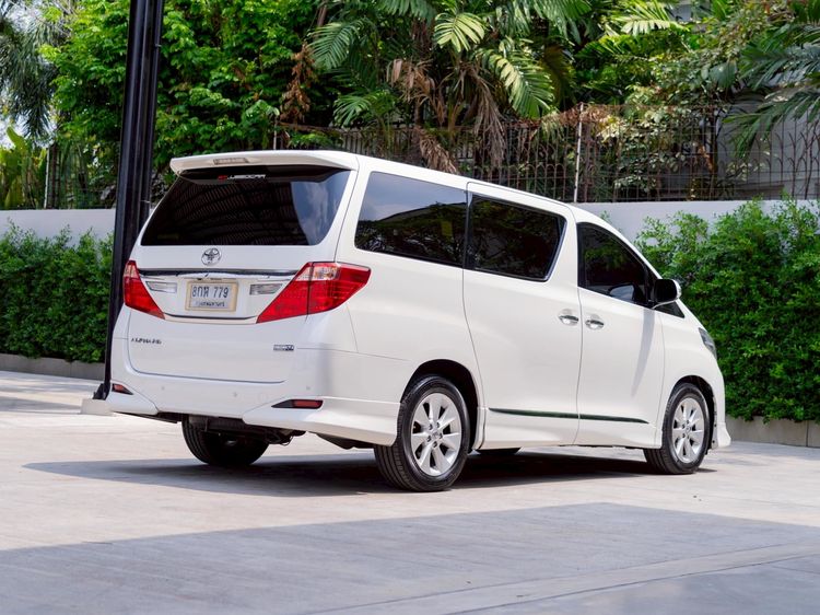 Toyota Alphard 2013 2.4 V Utility-car เบนซิน ไม่ติดแก๊ส เกียร์อัตโนมัติ ขาว รูปที่ 4