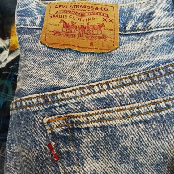 XL อื่นๆ ยีนส์ 501 Levi's 501-0109 (ลายหินขัด) วินเทจยอดนิยม 80s - 90s