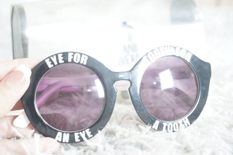 แว่นตากันแดดทรงกลมรุ่น On A Promiseแบรนด์ House of Holland  รูปที่ 5