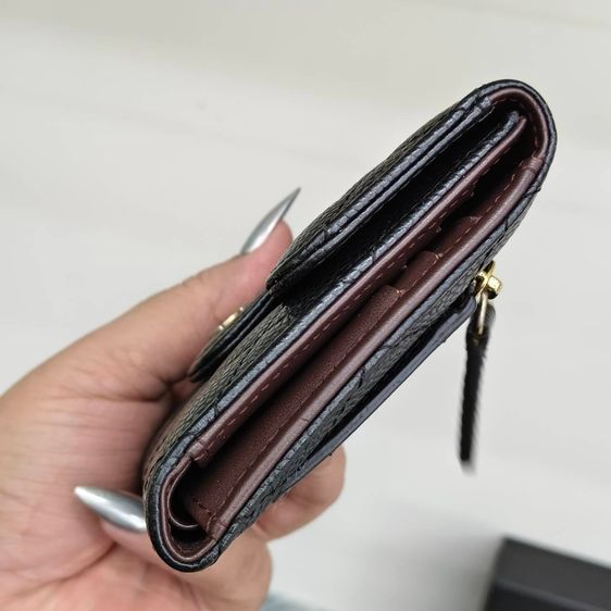 Chanel Wallet Classic Caviar Leather Black กระเป๋าสตางค์ Chanel หนังคาเวียร์ สีดําอะไหล่ทอง มีกล่อง รูปที่ 9