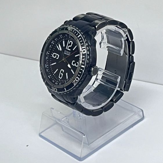GUESS Diver Sport 100M รุ่น W0043G2 นาฬิกาผู้ชาย กันน้ํา 100M ตัวเรือนดํา สายสแตนเลส รูปที่ 4