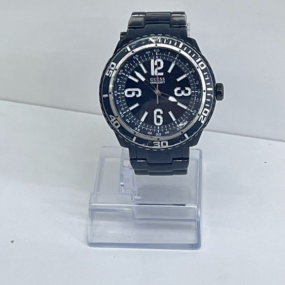 GUESS Diver Sport 100M รุ่น W0043G2 นาฬิกาผู้ชาย กันน้ํา 100M ตัวเรือนดํา สายสแตนเลส รูปที่ 3
