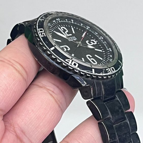 GUESS Diver Sport 100M รุ่น W0043G2 นาฬิกาผู้ชาย กันน้ํา 100M ตัวเรือนดํา สายสแตนเลส รูปที่ 12