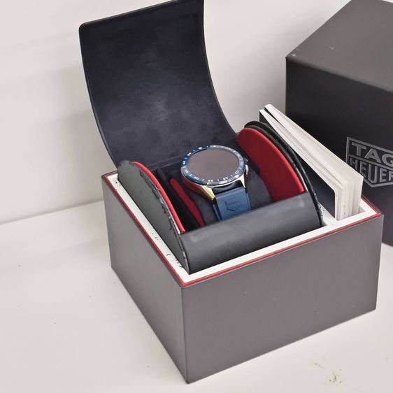 TAG Heuer Connected Modular 45 Smartwatch SBG8A11.BT6220 ขอบฟ้า สายยาง GPS Sapphire Crystalครบกล่อง รูปที่ 5