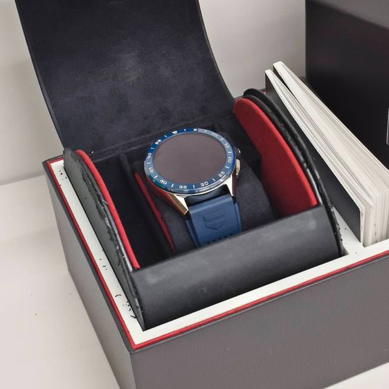 TAG Heuer Connected Modular 45 Smartwatch SBG8A11.BT6220 ขอบฟ้า สายยาง GPS Sapphire Crystalครบกล่อง รูปที่ 8