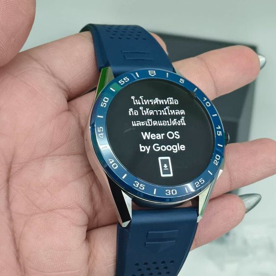 TAG Heuer Connected Modular 45 Smartwatch SBG8A11.BT6220 ขอบฟ้า สายยาง GPS Sapphire Crystalครบกล่อง รูปที่ 16