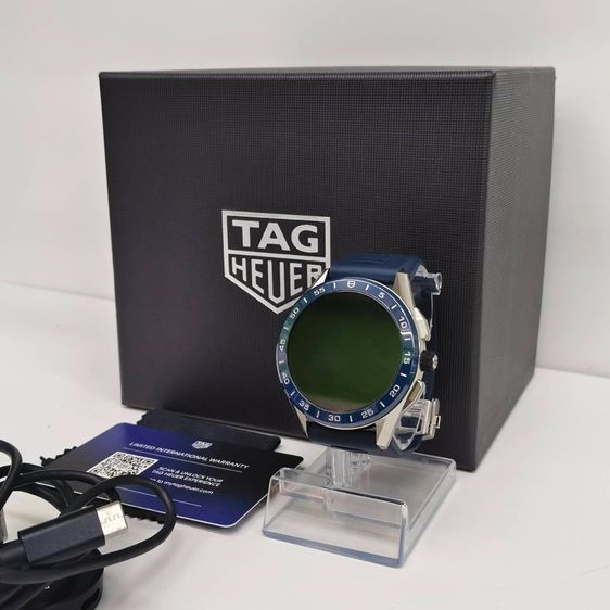 TAG Heuer Connected Modular 45 Smartwatch SBG8A11.BT6220 ขอบฟ้า สายยาง GPS Sapphire Crystalครบกล่อง รูปที่ 9