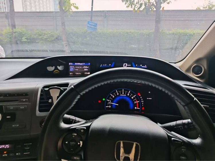 Honda Civic 2012 1.8 E i-VTEC Sedan เบนซิน ไม่ติดแก๊ส เกียร์อัตโนมัติ ดำ รูปที่ 2
