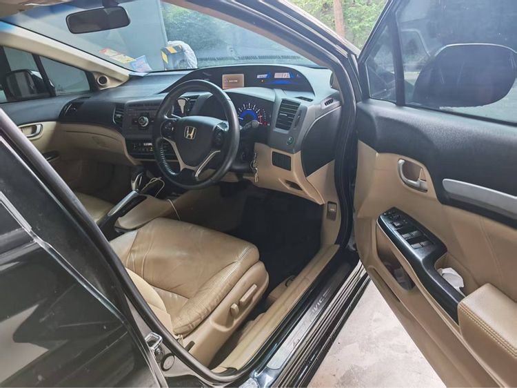 Honda Civic 2012 1.8 E i-VTEC Sedan เบนซิน ไม่ติดแก๊ส เกียร์อัตโนมัติ ดำ รูปที่ 3