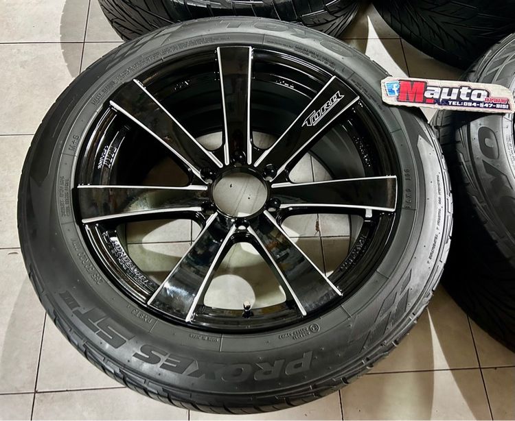ล้อใหม่ใบพัดขอบ20 6รู139 พร้อมยางToyo st3 265 50 20 มือสองปี23 ปี24 รูปที่ 5