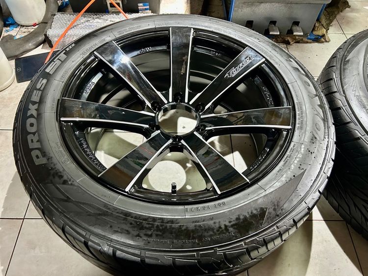 ล้อใหม่ใบพัดขอบ20 6รู139 พร้อมยางToyo st3 265 50 20 มือสองปี23 ปี24 รูปที่ 6