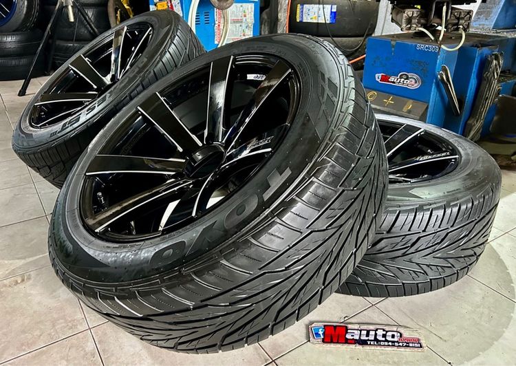 ล้อใหม่ใบพัดขอบ20 6รู139 พร้อมยางToyo st3 265 50 20 มือสองปี23 ปี24 รูปที่ 9