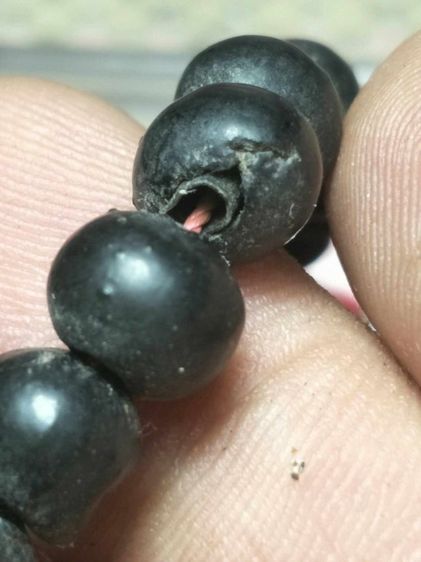 สร้อยประคำ เนืัอไม้ และเนื้อผง เก่าไม่ทราบที่ เปิดครับ รูปที่ 5