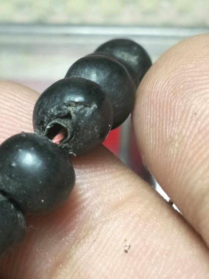 สร้อยประคำ เนืัอไม้ และเนื้อผง เก่าไม่ทราบที่ เปิดครับ รูปที่ 6