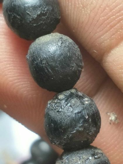 สร้อยประคำ เนืัอไม้ และเนื้อผง เก่าไม่ทราบที่ เปิดครับ รูปที่ 7