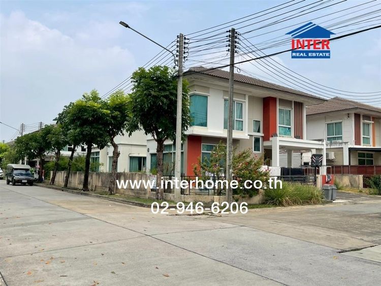 บ้านเดี่ยว 2 ชั้น 53.9 ตร.ว. หมู่บ้านเดอะทรัสต์ กาญจนาภิเษก–หทัยราษฎร์ ซอยหทัยราษฎร์58 ถนนหทัยราษฎร์ ถนนกาญจนาภิเษก ลำลูกกา ปทุมธานี