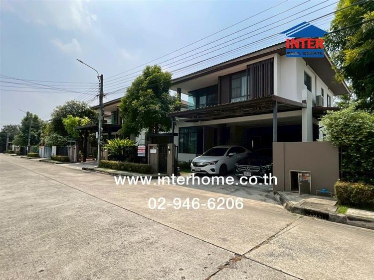 บ้านเดี่ยว 2 ชั้น 57.9 ตร.ว. หมู่บ้านมัณฑนารามอินทรา วงแหวน ใกล้แฟชั่นไอส์แลนด์ ถนนกาญจนาภิเษก-วงแหวน ถนนรามอินทรา เขตคันนายาว กรุงเทพมหานคร