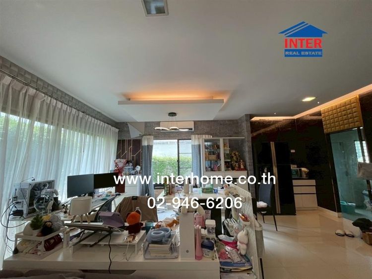 บ้านเดี่ยว 2 ชั้น 57.9 ตร.ว. หมู่บ้านมัณฑนารามอินทรา วงแหวน ใกล้แฟชั่นไอส์แลนด์ ถนนกาญจนาภิเษก-วงแหวน ถนนรามอินทรา เขตคันนายาว กรุงเทพมหานคร รูปที่ 2