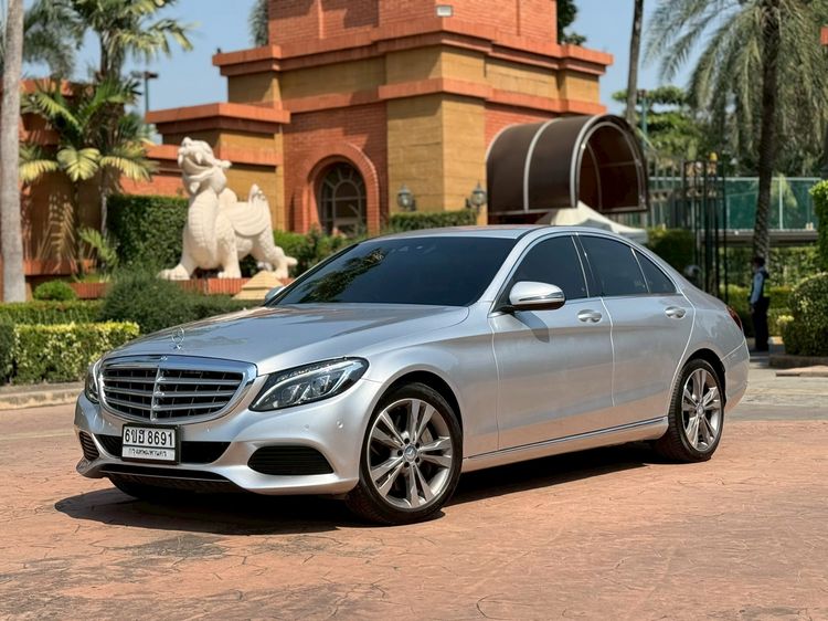 รถ Mercedes-Benz C-Class C350e สี เทา