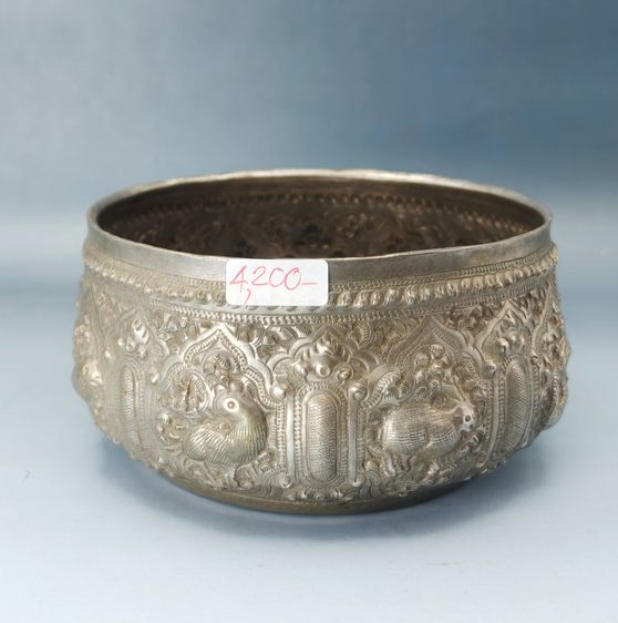 เครื่องเงินเก่า ขันเงินเก่า โบราณ