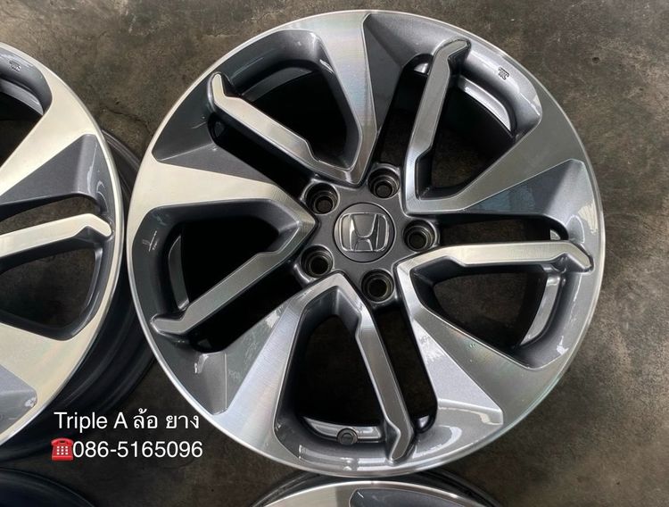 ✨ล้อแม็ก 5รู114✨Honda Accord G10 ขอบ 17 เทาหน้าเงา💖สวยกริ๊บ💖 รูปที่ 5