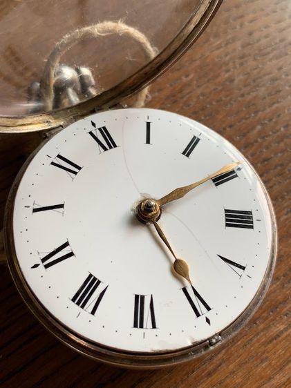 Fusee Verge Pocket Watch Silver 1783-84   รูปที่ 7