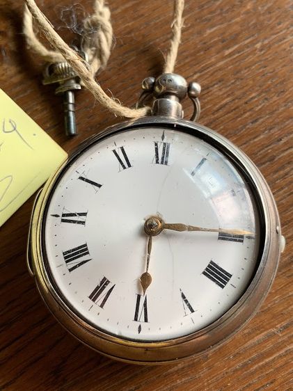 Fusee Verge Pocket Watch Silver 1783-84  