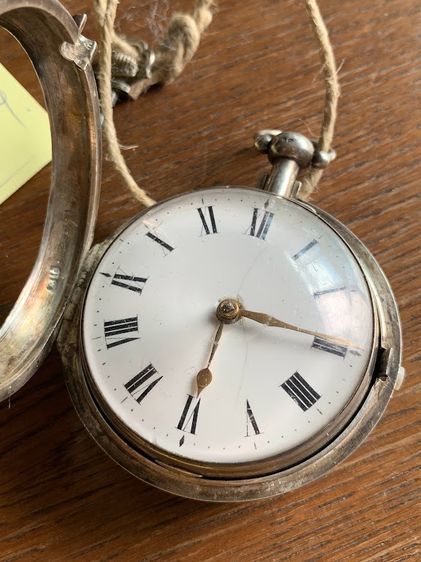 Fusee Verge Pocket Watch Silver 1783-84   รูปที่ 3