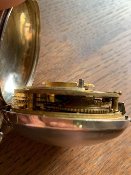 Fusee Verge Pocket Watch Silver 1783-84   รูปที่ 13