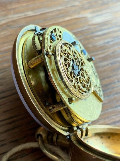 Fusee Verge Pocket Watch 1800's  รูปที่ 18
