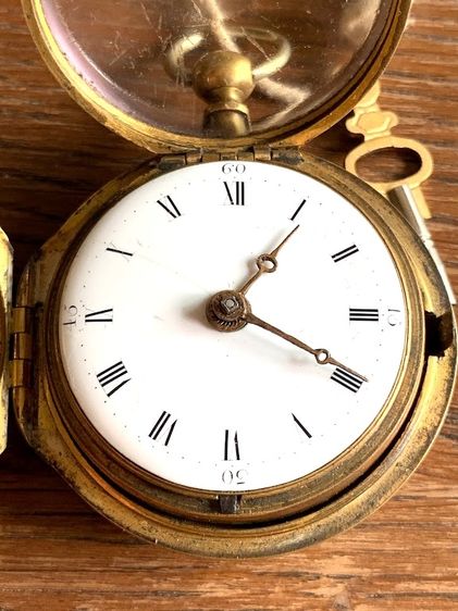 Fusee Verge Pocket Watch 1800's  รูปที่ 5