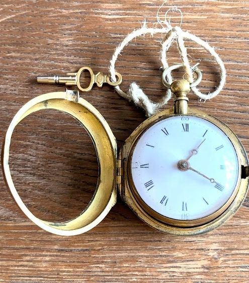 Fusee Verge Pocket Watch 1800's  รูปที่ 2