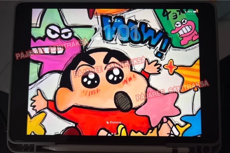 256 GB ขายยกเซต iPad 9 (256GB) Wi-Fi + Apple Pencil 1 สภาพนางฟ้า อุปกรณ์ครบกล่อง