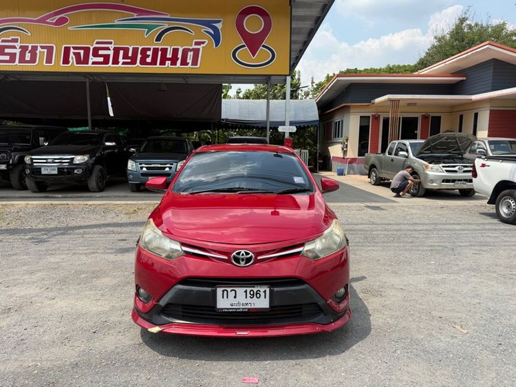 Toyota Vios 2013 1.5 J Sportivo Sedan เบนซิน ไม่ติดแก๊ส เกียร์อัตโนมัติ แดง รูปที่ 2