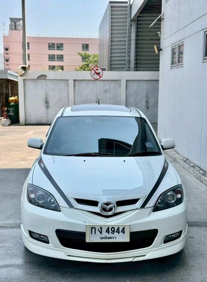 Mazda Mazda3 2009 2.0 R Sport Sedan เบนซิน ไม่ติดแก๊ส เกียร์อัตโนมัติ ขาว รูปที่ 4