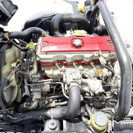 รถ HINO 300 ATOM ( 4 ล้อป้ายเล็กไม่ติดเวลา) ปี 2561  รถสวย ไมล์น้อย กะบะเหล็กคอกสูง ยาว 3.50 ม. รูปที่ 13