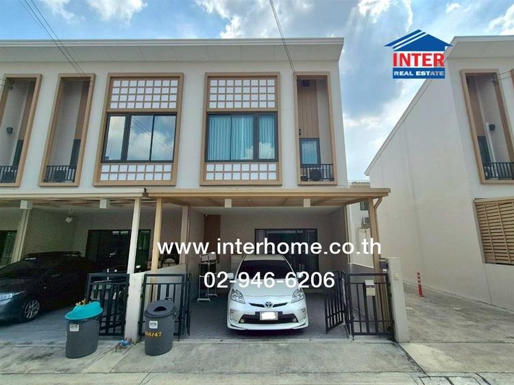 ทาวน์โฮม 2 ชั้น 17 ตร.ว. หมู่บ้านเรซิโอโฮม เวสต์เกต ใกล้เซ็นทรัลเวสต์เกต ซอยวัดคงคา ถนนบางใหญ่-บางคูลัด ถนนกาญจนาภิเษก บางใหญ่ นนทบุรี