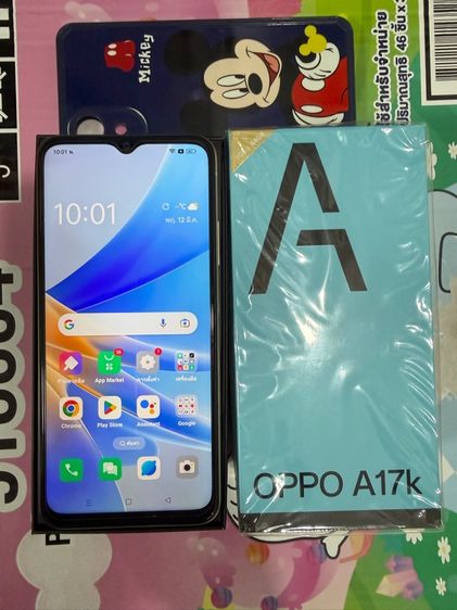 OPPO A17k สีทอง 3-64GB แบตอึด สภาพสวย รูปที่ 3