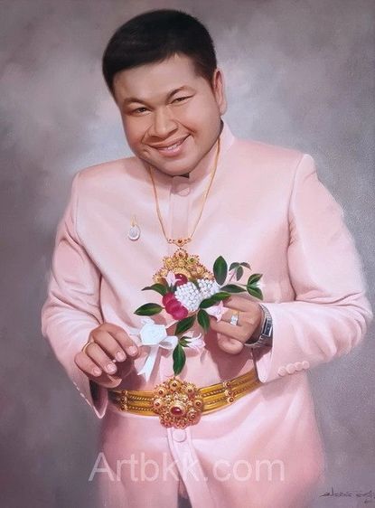 รับวาดภาพคนเหมือนสีน้ำมันเป็นของขวัญสุดพรีเมี่ยมให้คนพิเศษ รูปที่ 5