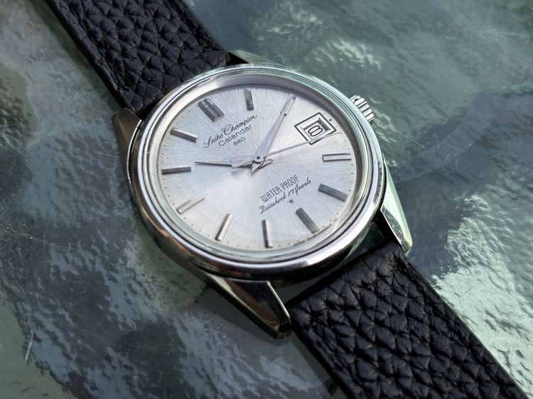 Seiko Champion Calendar 860 (86898) วินเทจปี 1964 หน้าปัดเดิม ฝาหลังม้าน้ำคมกริบ สภาพสะสม รูปที่ 2