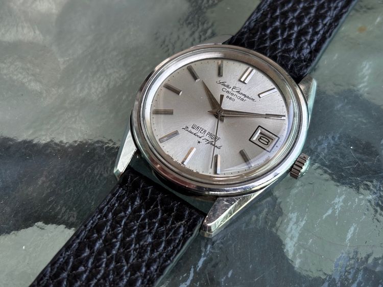 Seiko Champion Calendar 860 (86898) วินเทจปี 1964 หน้าปัดเดิม ฝาหลังม้าน้ำคมกริบ สภาพสะสม รูปที่ 3