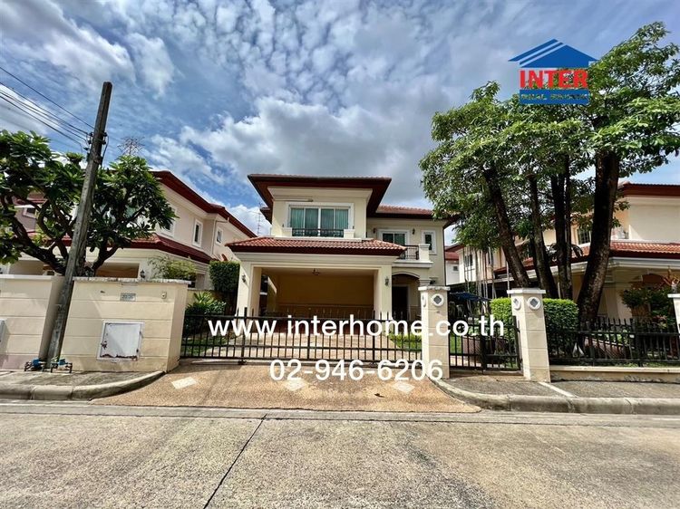 บ้านเดี่ยว 2 ชั้น 73.5 ตร.ว. หมู่บ้านแกรนด์คาแนล ประชาชื่น ถนนเลียบคลองประปา ถนนประชาชื่น ปากเกร็ด นนทบุรี