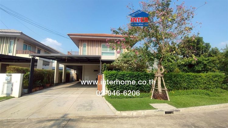 บ้านเดี่ยว 2 ชั้น 78.9 ตร.ว. หมู่บ้านคณาสิริ ชัยพฤกษ์-วงแหวน ถนนบางกรวย-ไทรน้อย ถนนชัยพฤกษ์ บางบัวทอง นนทบุรี