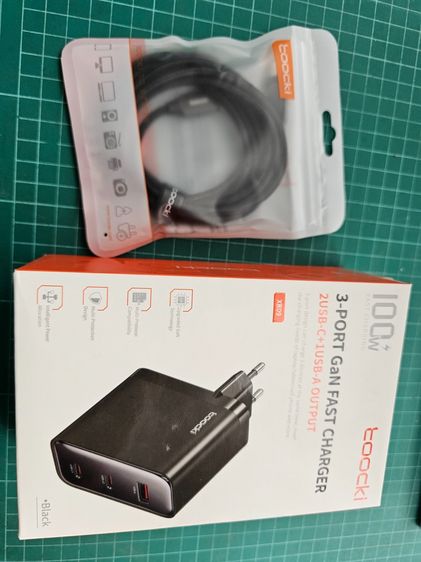 Set Toocki 100W GaN Charger + 100W Digital Display Cable (2m) - สภาพใหม่ รูปที่ 6