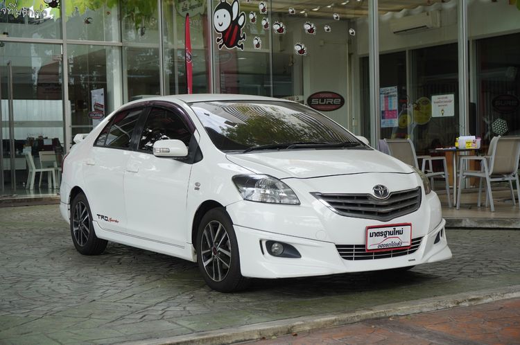 Toyota Vios 2012 1.5 J Sportivo Sedan เบนซิน LPG เกียร์อัตโนมัติ ขาว รูปที่ 3
