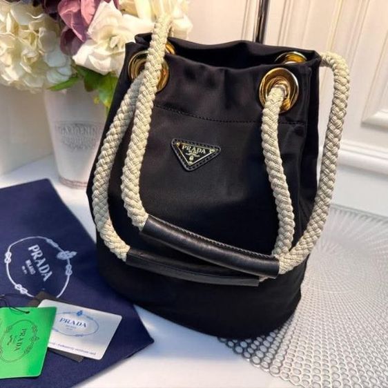 ไม่ระบุ ดำ ไนล่อน กระเป๋า Prada