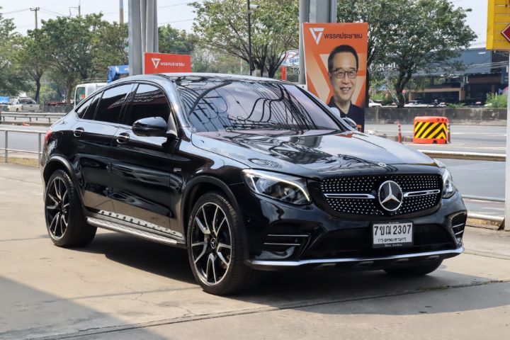 Mercedes-Benz GLC-Class 2018 GLC43 Sedan เบนซิน เกียร์อัตโนมัติ ดำ รูปที่ 4